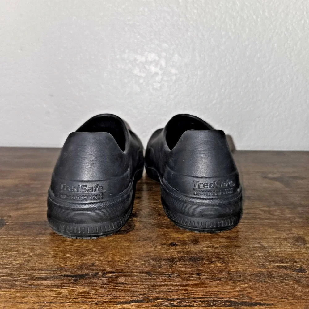 TREDSAFE RUBBER SLIP ON RAIN SHOE COG MEN 5 or‎ WOMEN 6 WIDE